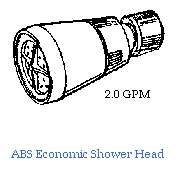 Dusche Head - ABS Wirtschafts-Shower Head (Dusche Head - ABS Wirtschafts-Shower Head)