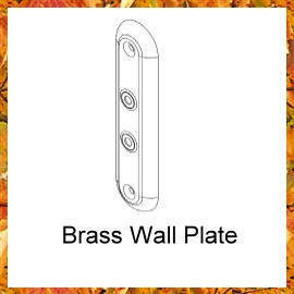 Brass Wall Plate (Brass Wall Plate)