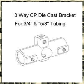 3 Way CP Die Cast Bracket (3 Way CP Die роли кронштейн)