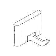 Single Robe Hook (Одноместные Robe Hook)