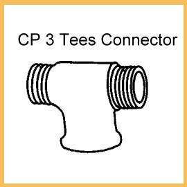 CP 3 Tees Connector (CP 3 Tees Connector)