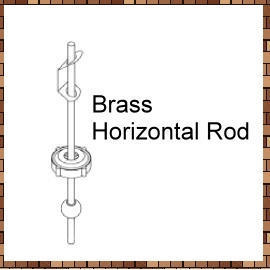 Brass Horizontal Rod (Латунь Горизонтальные Rod)