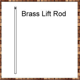 Brass Lift Rod (Cuivres tige de levage)