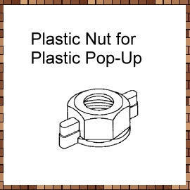 Plastic Nut for Plastic Pop-Up (Plastic Nut for Plastic Pop-Up)