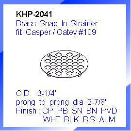 Brass Snap In Strainer (Brass Snap In Strainer)