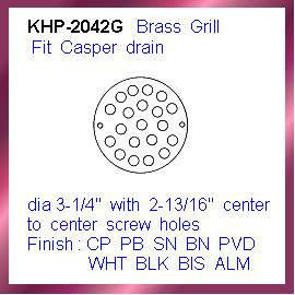 Messing Schmutzfänger Fit Casper Drain (Messing Schmutzfänger Fit Casper Drain)