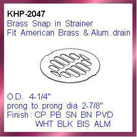 Brass Snap in Strainer (Brass Snap in Strainer)