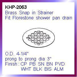 Brass Snap in Strainer (Brass Snap in Strainer)