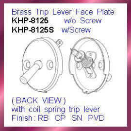 CP Brass Trip Lever Face Plate (Хромированная латунь Дорожные Рычаг лицевой поверхности)