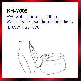 PE Male Urinal (PE Männlich Urinal)