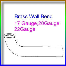 Brass Wall Bend (Brass Wall Bend)