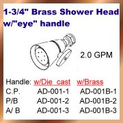 MESSING CHROM HEAD - w / eye```` (MESSING CHROM HEAD - w / eye````)