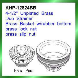 4-1/2``Unplated Brass Duo Sieb (4-1/2``Unplated Brass Duo Sieb)