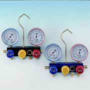 3-Way Aluminum Manifold Gauge Set - Screw Type