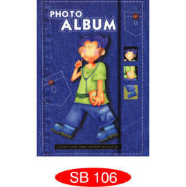 MINI PHOTO ALBUM SB106, 1UP, 3PLY INNER, 40 PHOTOS (MINI ALBUM PHOTO SB106, 1up, 3ply INNER, 40 photos)