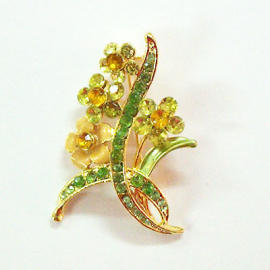 rhinestone brooches (rhinestone brooches)