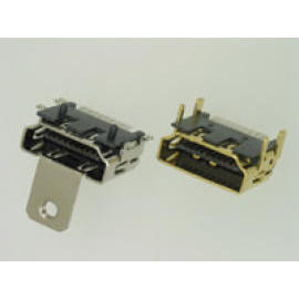 HDMI SOCKET PCB SMT TYPE 19PIN (HDMI SOCKET PCB SMT TYPE 19PIN)