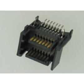 SATA 7PIN PLUG SMT TYPE DUAL STACK (SATA 7pin PLUG SMT типа двойного стека)