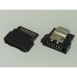 SATA 7PIN SOCKET SOLDER TYPE WITH LATCH (SATA 7 broches SOCKET TYPE DE SOUDURE AVEC VERROU)