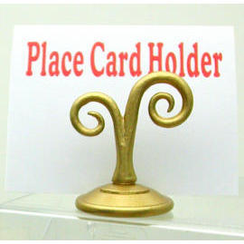 * Pewter Place Card Holder (* Pewter Place Card Holder)