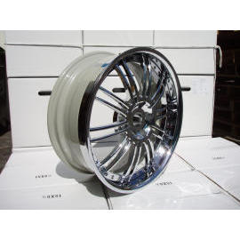 Aluminum wheel, 3 piece (Roues en aluminium, 3 pièces)