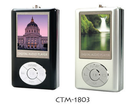 CTM-1803 Flash MP3 Player with USB 2.0 Connectivity, Supports Multiple Languages