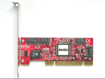 SATA-150 RAID 5, 0+1, 0,1, JBOD Low Profile PCI Host