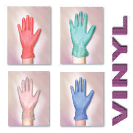 Vinyl Disposable Gloves Powdered (Винил одноразовые перчатки Сухая)
