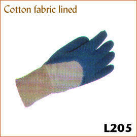 Cotton fabric lined L205