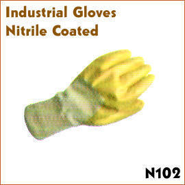 Industrial Gloves Nitrile Coated (Industrielle des gants en nitrile couché)