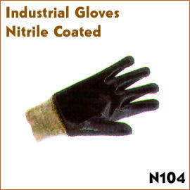 Industrial Gloves Nitrile Coated (Industrielle des gants en nitrile couché)