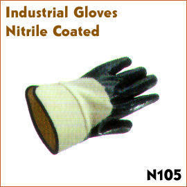 Industrial Gloves Nitrile Coated