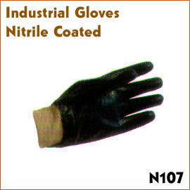 Industrial Gloves Nitrile Coated