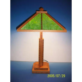 Wooden Mission Lamp