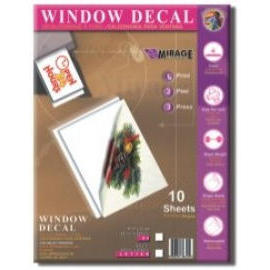Window Decal, Printing Media, Computer Paper, Window, Inkjet Media (Window Decal, Printing Media, Computer Paper, Window, Inkjet Media)