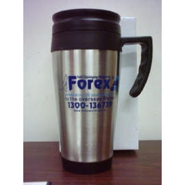 Auto Mug (promotion gift, logo, mug, stainless (Auto Mug (cadeau de promotion, le logo, la tasse, en inox)