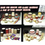 Trimmings, Braids & Cords, Ribbon, Satin Ribbons (Passementerie, Braids & Cords, ruban, satin Rubans)