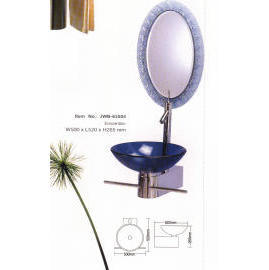 Sanitary Ware, Glass Wash-Basin. (Sanitaires, Verre lavabo.)