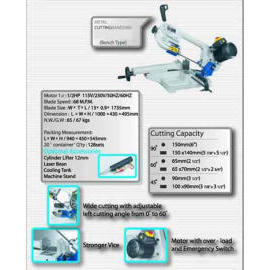 Cutting band saw (bench type)/ band saw (Découpe scie à ruban (type de banc) / Scie à ruban)