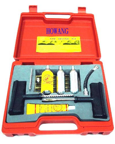 CO2 Tire Repair Kits 15 pcs for Moto