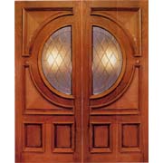 Wooden Doors with Glass (Portes en bois avec verre)