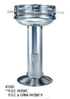 STAINLESS PEDESTAL BBQ (STAINLESS PEDESTAL Grill)