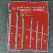 15-SCWS09 6 PCS Double Flexible Steckschlüssel Set Metric (15-SCWS09 6 PCS Double Flexible Steckschlüssel Set Metric)