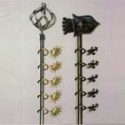 Curtain rod set