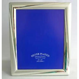 silver plated photo frame, metal photo frame & picture (посеребренные фоторамка, металлическая рамка для фотографий & фотография)