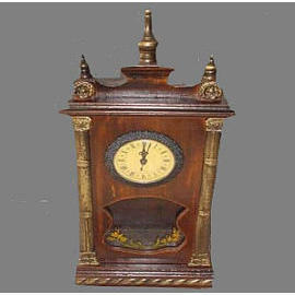 wooden clock (wooden clock)