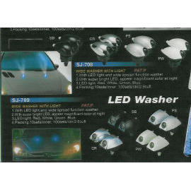 Car windshield LED kight W/Wide washer (Car windshield LED kight W/Wide washer)