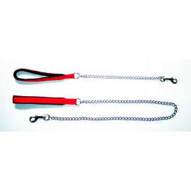 Chain Lead & Nylon Griff mit weicher Schutz (Chain Lead & Nylon Griff mit weicher Schutz)