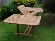 Teak Furniture, Outdoor furniture, Garden furniture.(Extension Table)