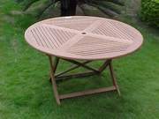 Teak Furniture, Outdoor Furniture, Garden Furniture.(Folding Round Table)